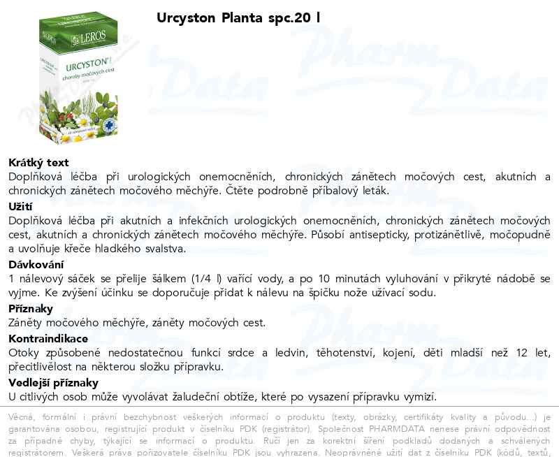 Urcyston Planta spc.20 l