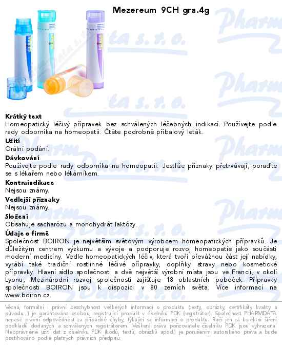 Mezereum 9CH gra.4g