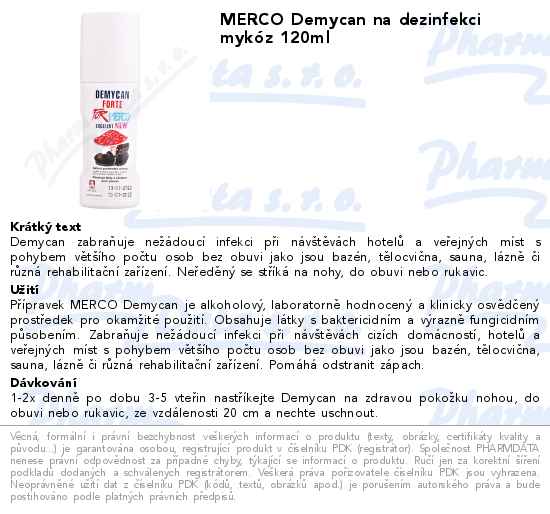 MERCO Demycan na dezinfekci mykĂłz 120ml