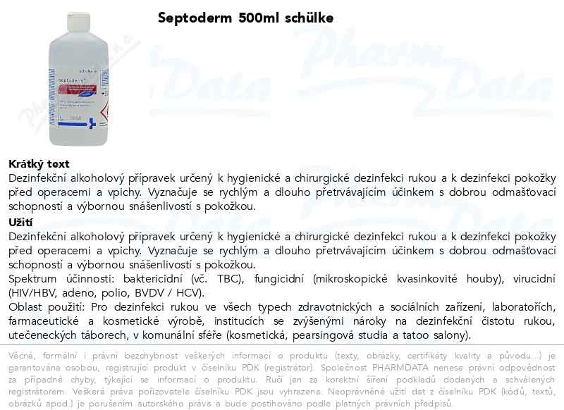 Septoderm 500ml schĂĽlke