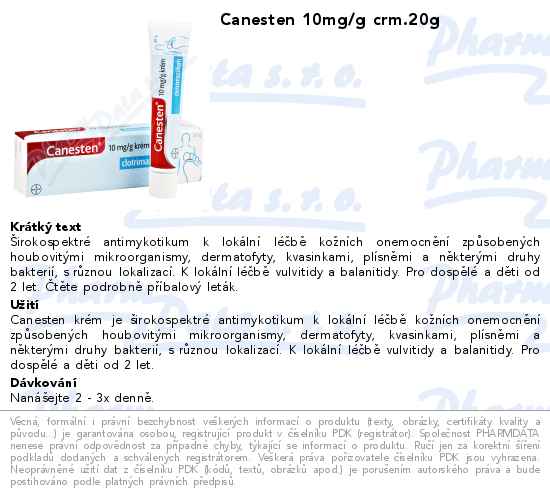 Canesten 10mg/g crm.20g