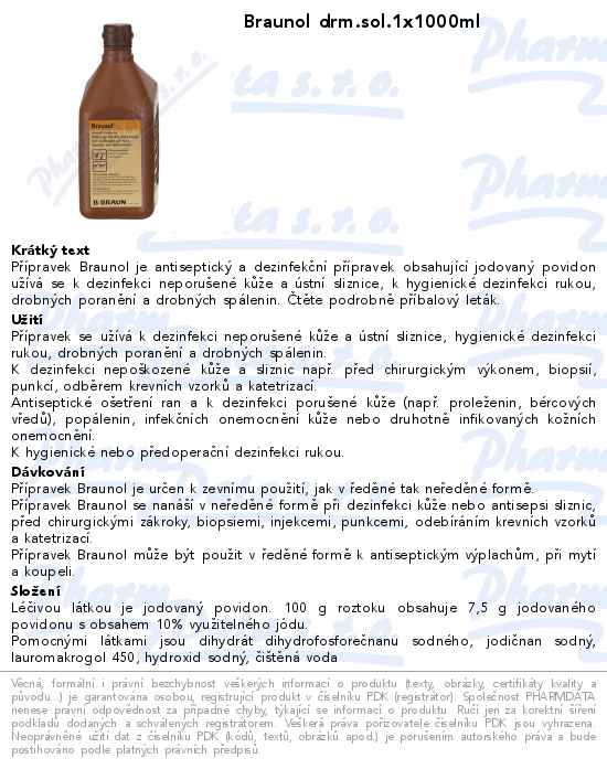 Braunol drm.sol.1x1000ml