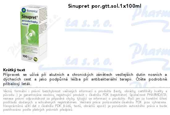 Sinupret por.gtt.sol.1x100ml