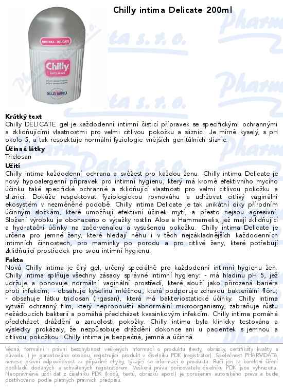 Chilly intima Delicate 200ml