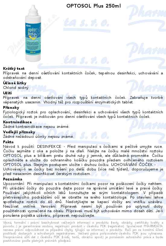 OPTOSOL Plus 250ml