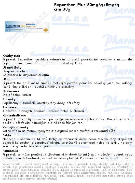 Bepanthen Plus 50mg/g+5mg/g crm.30g