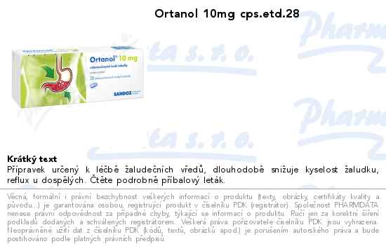 Ortanol 10mg cps.etd.28