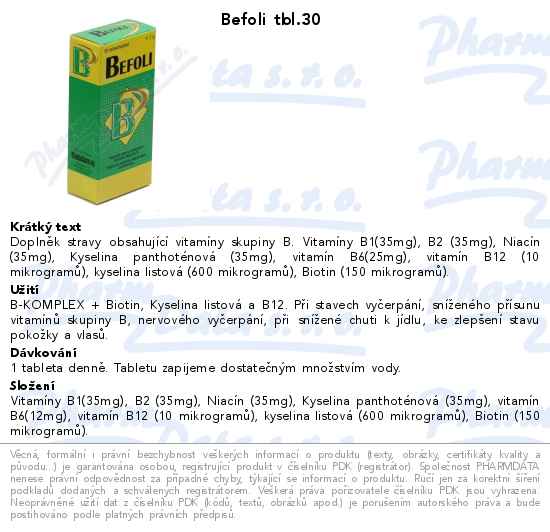 Befoli tbl.30