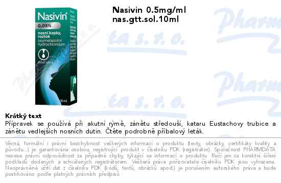 Nasivin 0.5mg/ml nas.gtt.sol.10ml