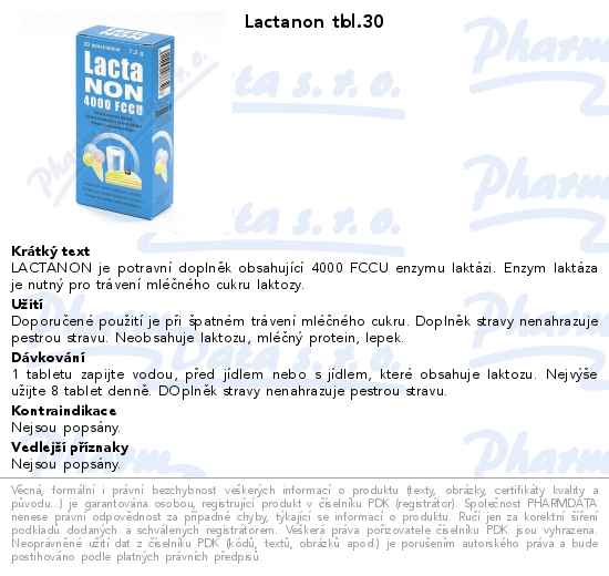 Lactanon tbl.30