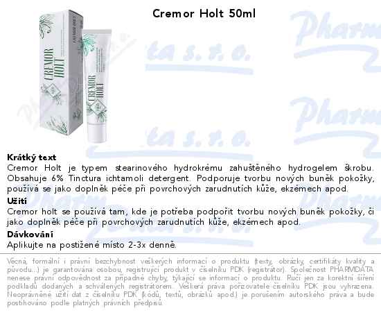 Cremor Holt 50ml