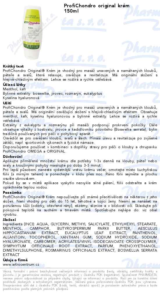 ProfiChondro original krĂ©m 150ml