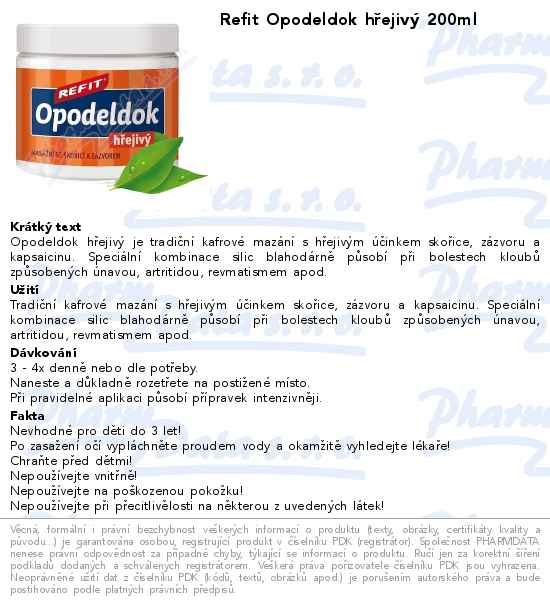 Refit Opodeldok hĹ™ejivĂ˝ 200ml