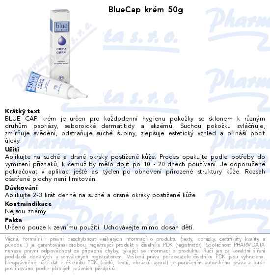 BlueCap krĂ©m 50g