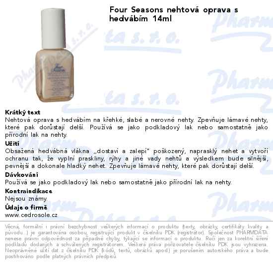 Four Seasons nehtovĂˇ oprava s hedvĂˇbĂ­m 14ml