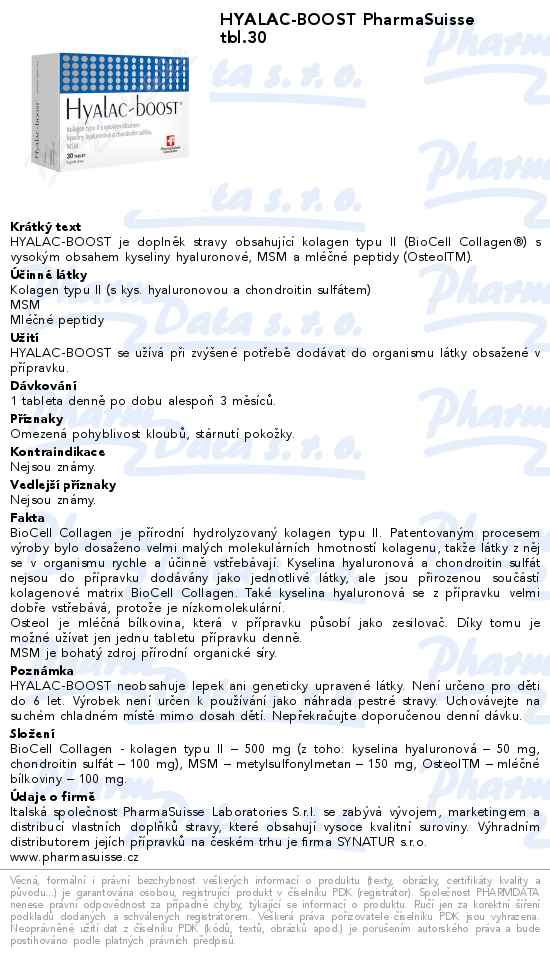 HYALAC-BOOST PharmaSuisse tbl.30