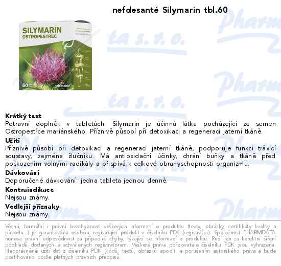 nefdesantĂ© Silymarin tbl.60