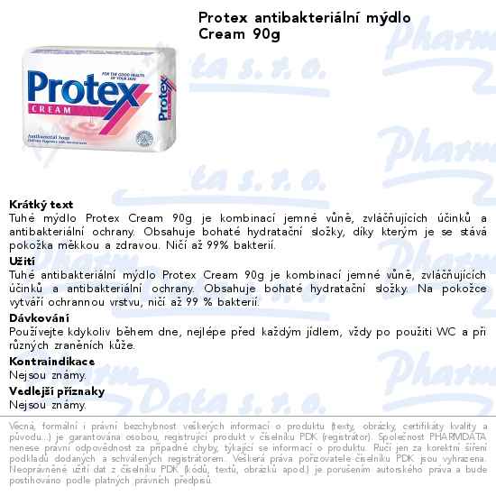 Protex antibakteriĂˇlnĂ­ mĂ˝dlo Cream 90g