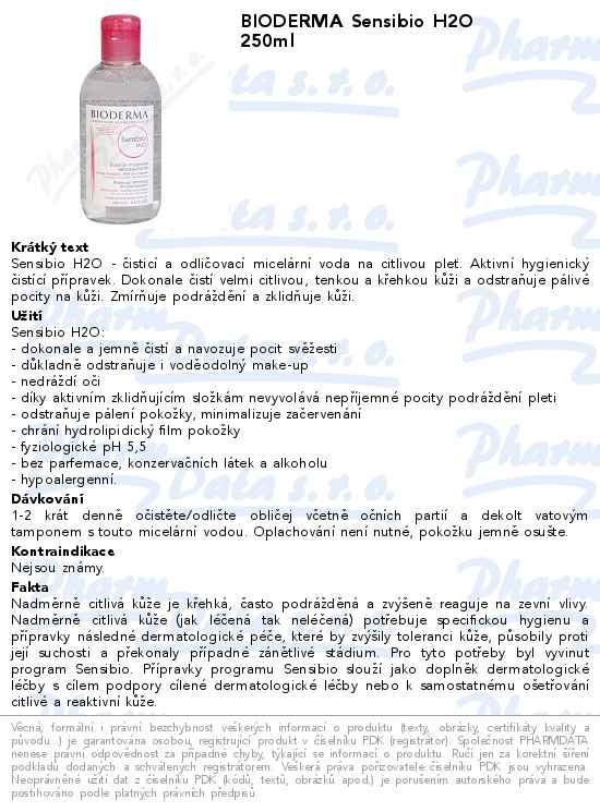 BIODERMA Sensibio H2O 250ml