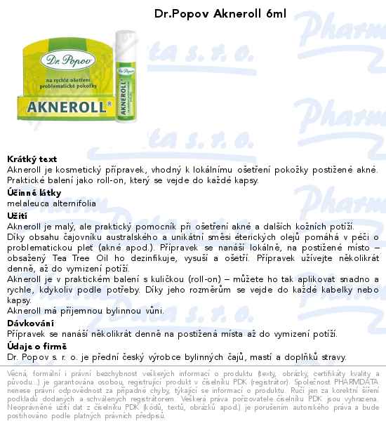 Dr.Popov Akneroll 6ml