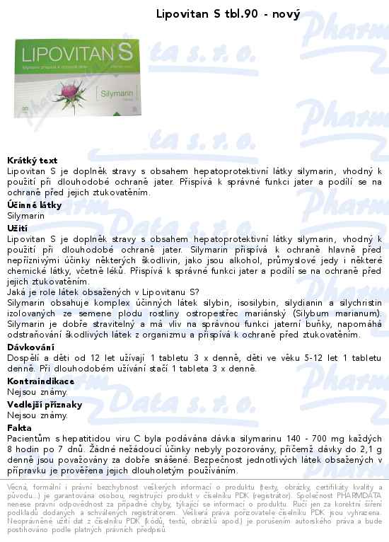 Lipovitan S tbl.90 - novĂ˝