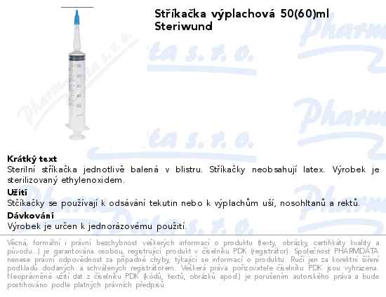 StĹ™Ă­kaÄŤka vĂ˝plachovĂˇ 50(60)ml Steriwund