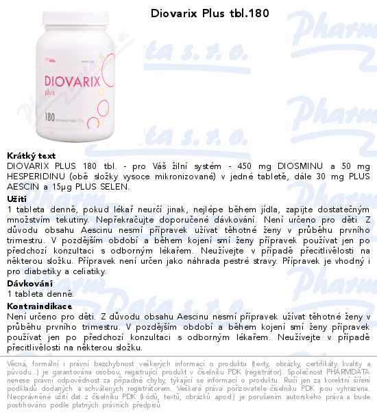 Diovarix Plus tbl.180