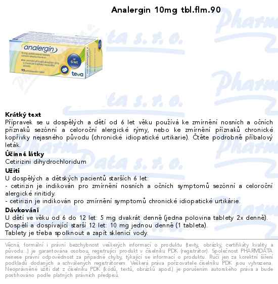 Analergin 10mg tbl.flm.90