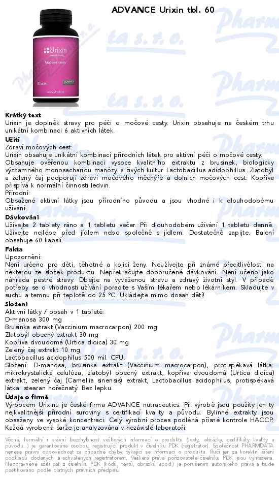 ADVANCE Urixin tbl. 60