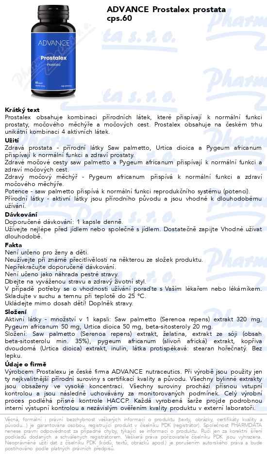 ADVANCE Prostalex cps.60