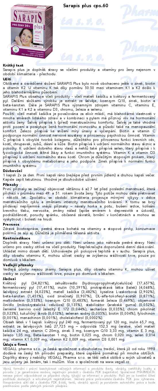 Sarapis plus cps.60