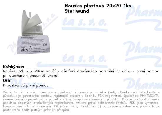 RouĹˇka plastovĂˇ 20x20 1ks Steriwund