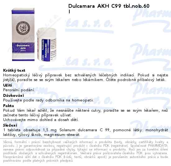 Dulcamara AKH C99 tbl.nob.60 I