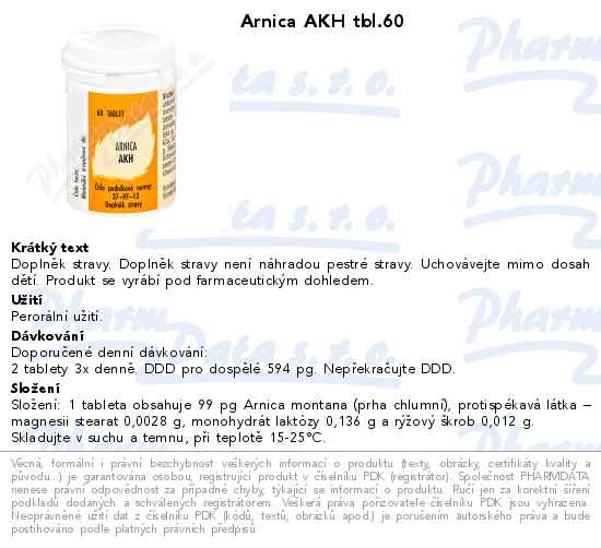 Arnica AKH tbl.60