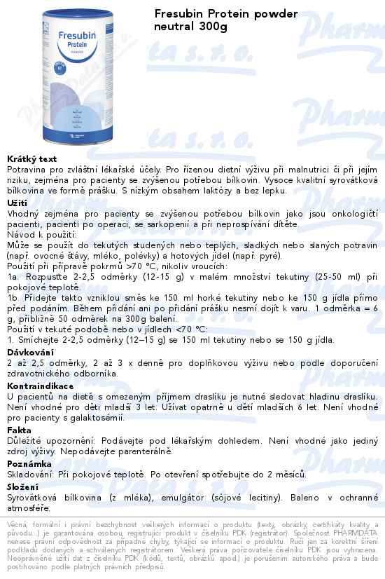 Fresubin Protein powder neutral 300g