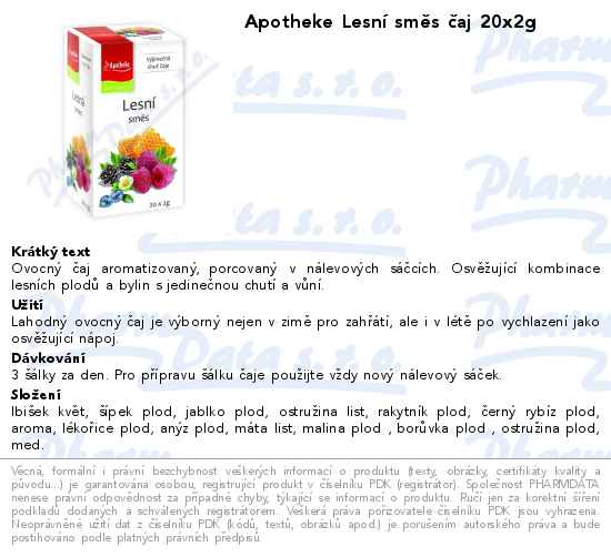 Apotheke LesnĂ­ smÄ›s ÄŤaj 20x2g