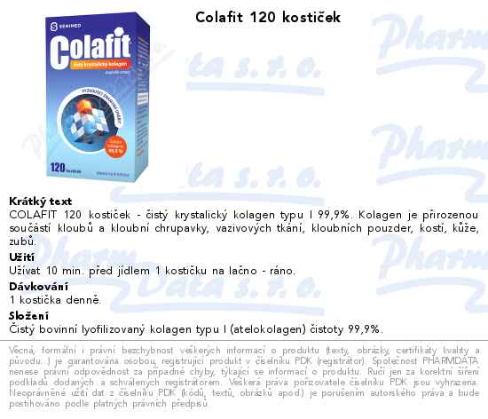 Colafit 120 kostiÄŤek