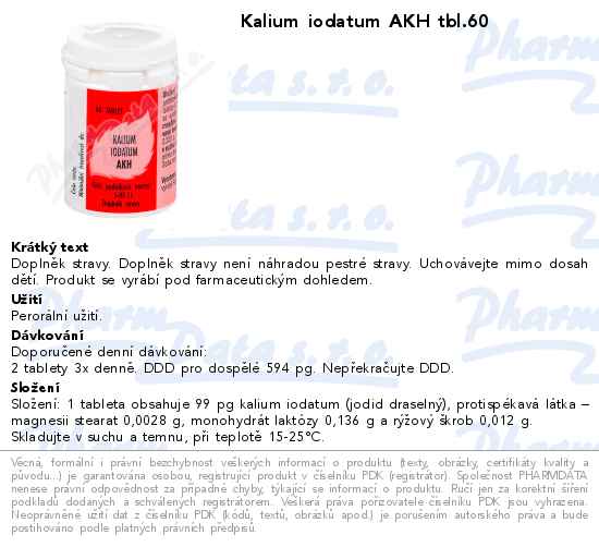 Kalium iodatum AKH tbl.60