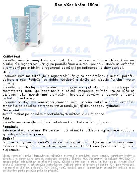 RadioXar krĂ©m 150ml