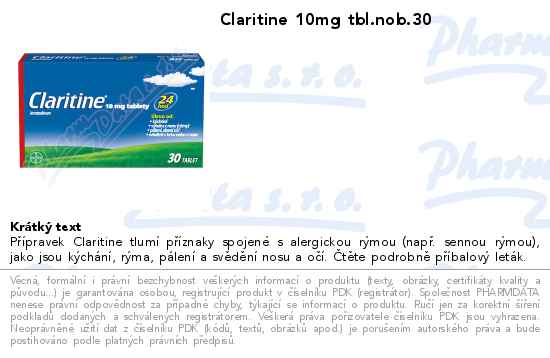 Claritine 10mg tbl.nob.30