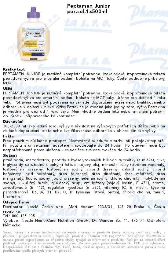 Peptamen Junior por.sol.1x500ml