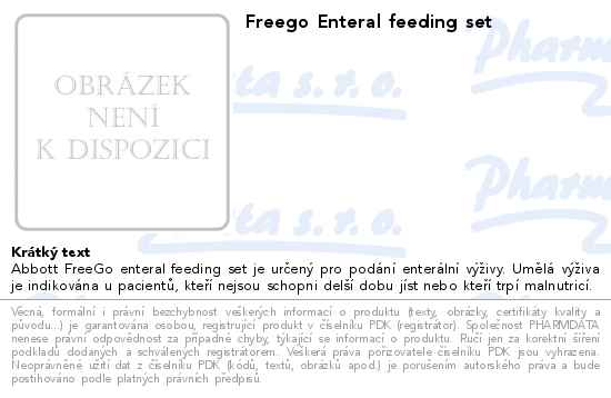 Freego Enteral feeding set