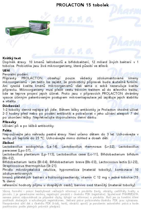 PROLACTON 15 tobolek