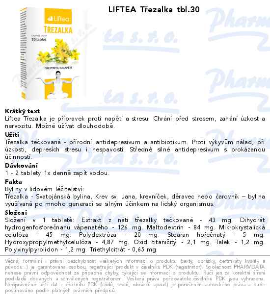 LIFTEA TĹ™ezalka tbl.30