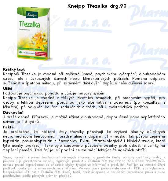 KNEIPP TĹ™ezalka drg.90