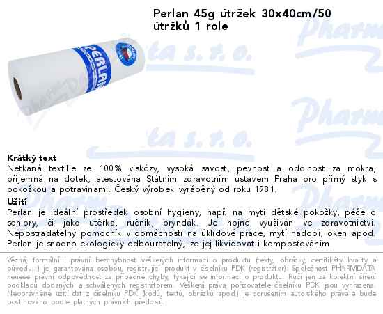Perlan 45g ĂştrĹľek 30x40cm/50 ĂştrĹľkĹŻ 1 role