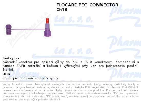 FLOCARE PEG CONNECTOR Ch18