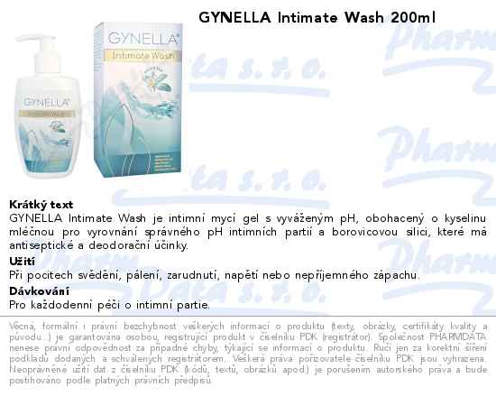 GYNELLA Intimate Wash 200ml
