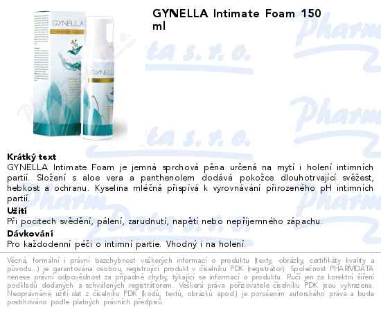 GYNELLA Intimate Foam 150 ml