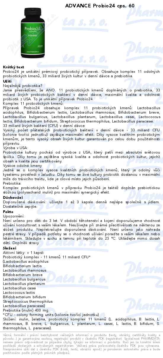 ADVANCE Probio24 cps. 60